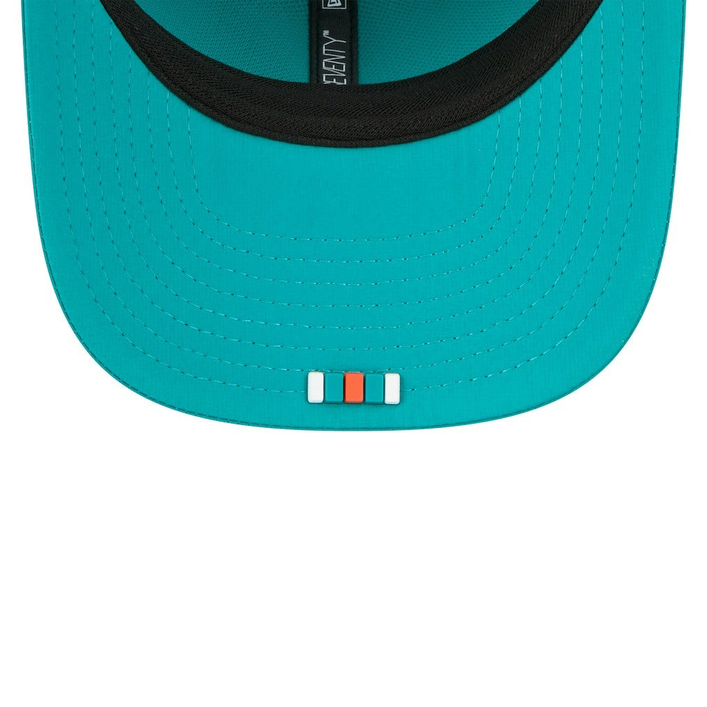 2025 Sideline Throwback 9SEVENTY Trucker Adjustable Hat - Miami Dolphins Hats
