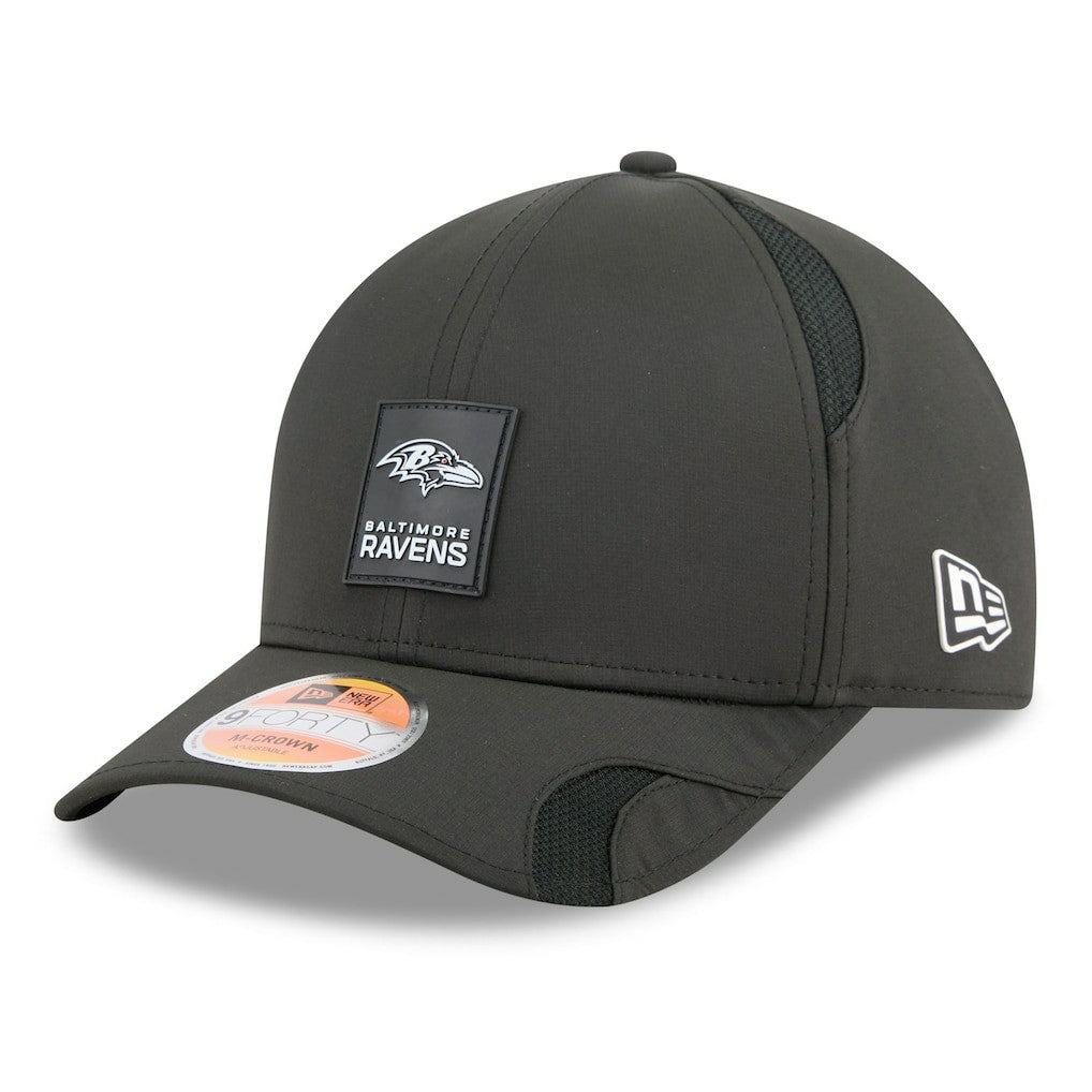 2025 Sideline M-Crown 9FORTY Adjustable Hat - Baltimore Ravens Hats
