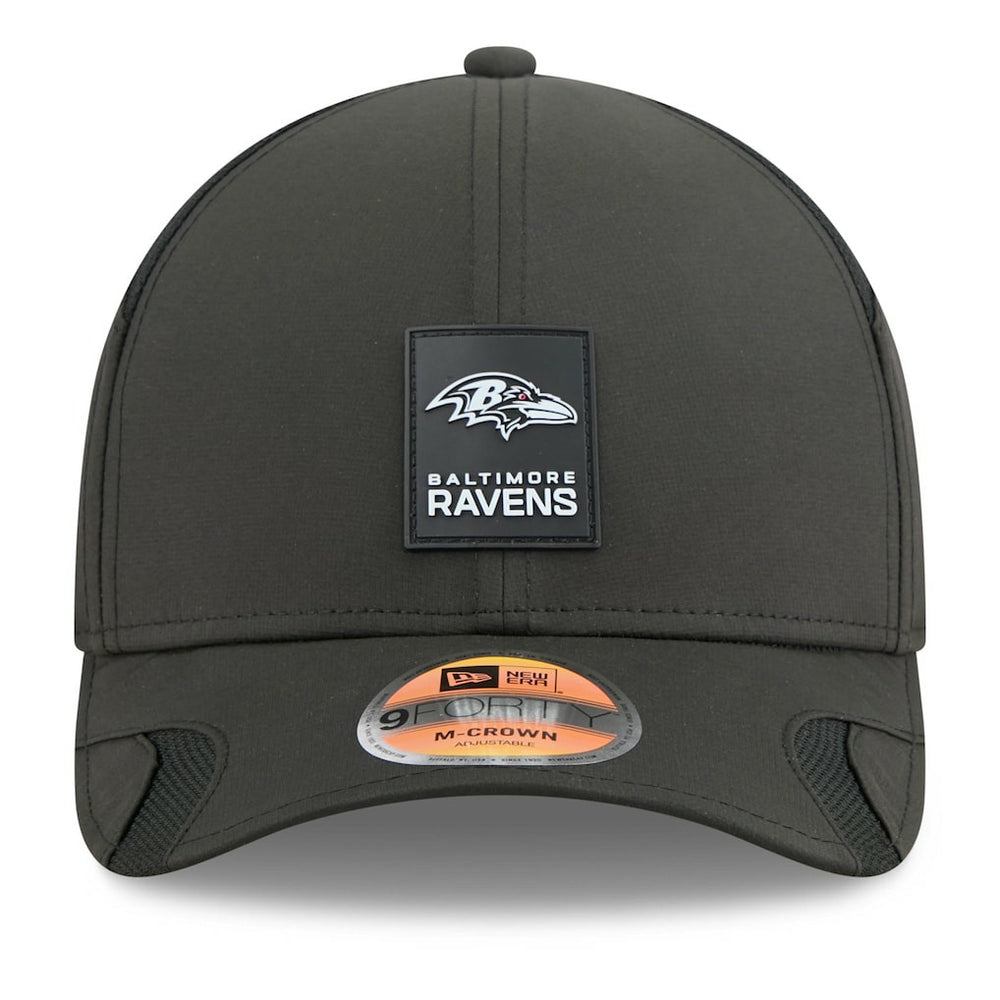 2025 Sideline M-Crown 9FORTY Adjustable Hat - Baltimore Ravens Hats