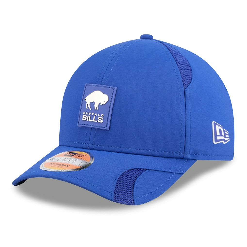 2025 Sideline Throwback M-Crown 9FORTY Adjustable Hat - Buffalo Bills Hats