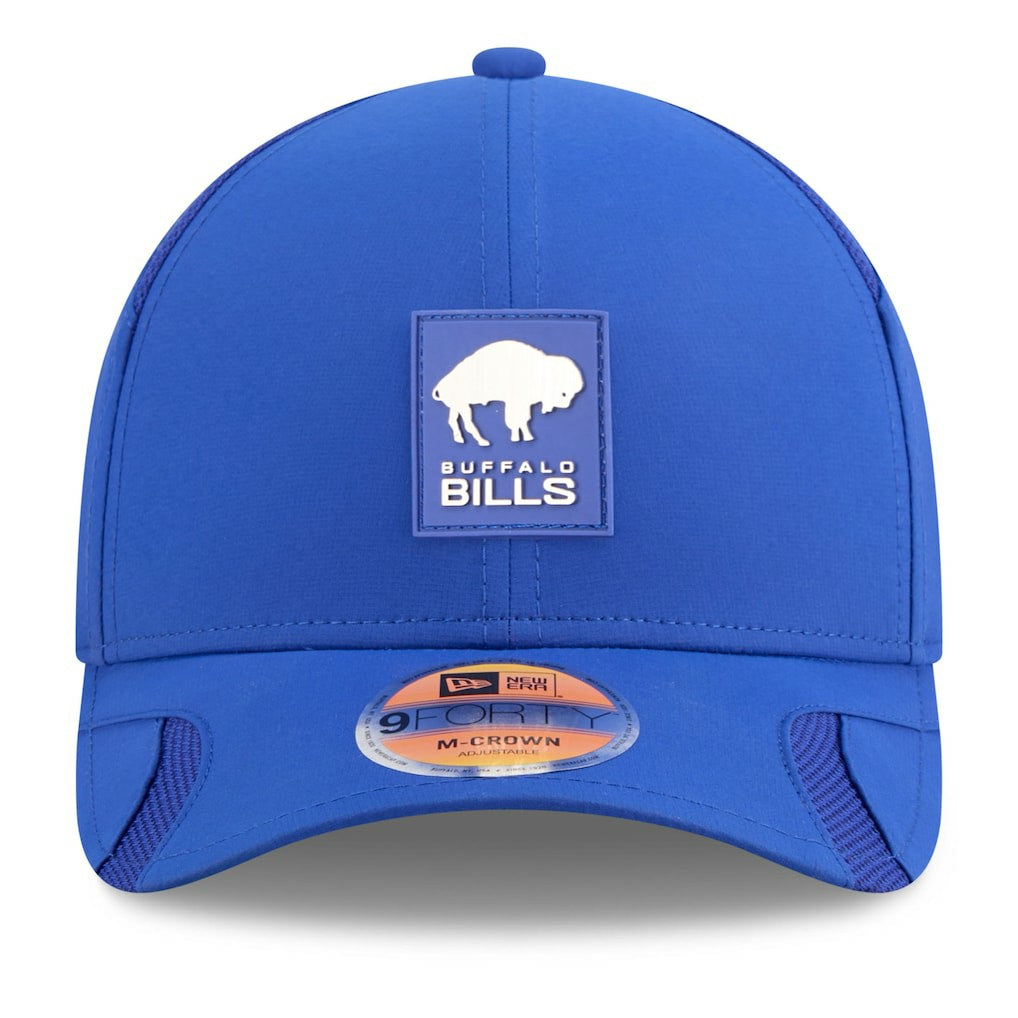 2025 Sideline Throwback M-Crown 9FORTY Adjustable Hat - Buffalo Bills Hats