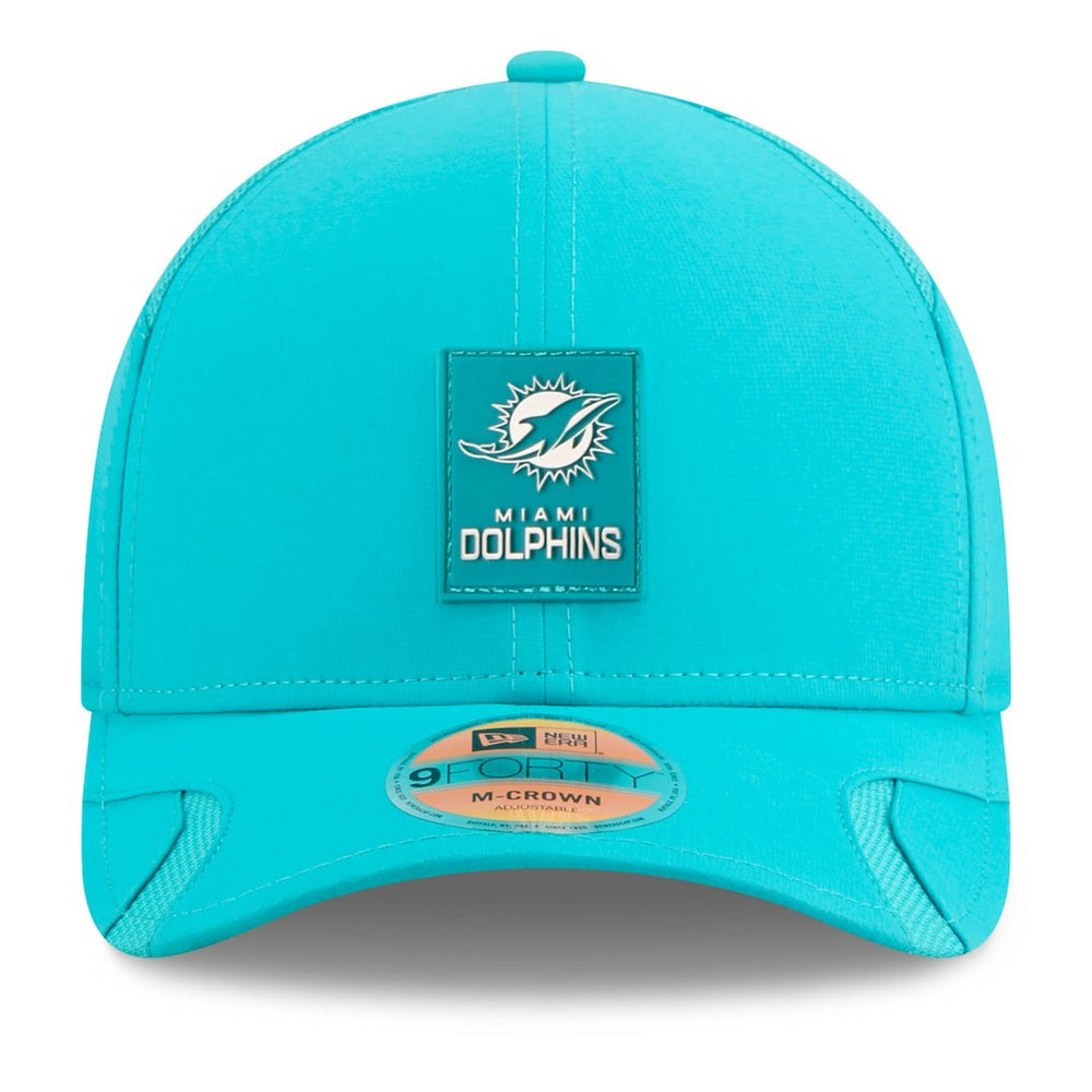 2025 Sideline M-Crown 9FORTY Adjustable Hat - Miami Dolphins Hats