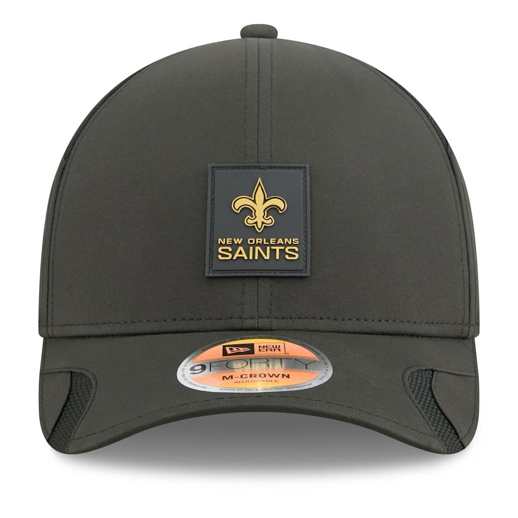 2025 Sideline M-Crown 9FORTY Adjustable Hat - New Orleans Saints Hats