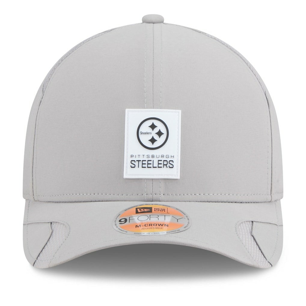 2025 Sideline M-Crown 9FORTY Adjustable Hat - Pittsburgh Steelers Hats