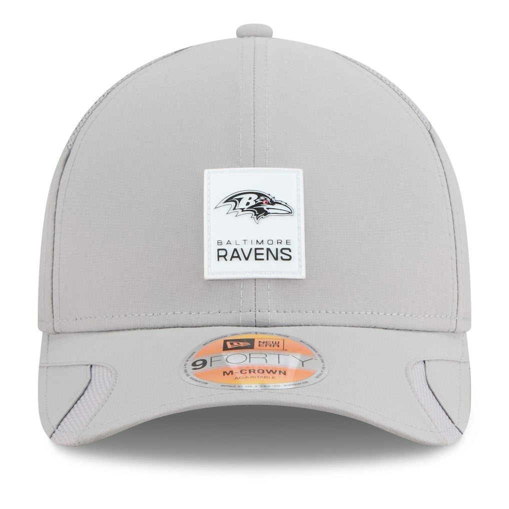 2025 Sideline M-Crown 9FORTY Adjustable Hat - Baltimore Ravens Hats