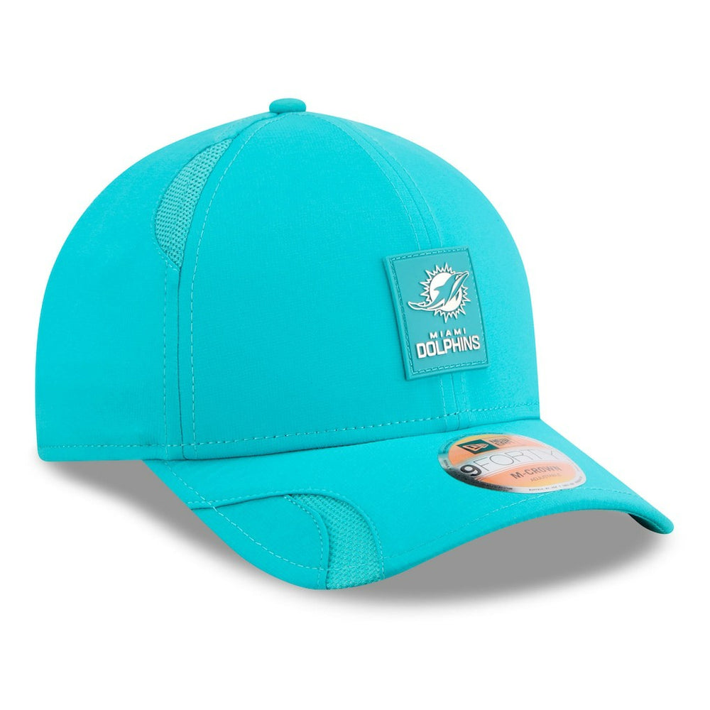 Youth 2025 Sideline 9FORTY Adjustable Hat - Miami Dolphins Hats