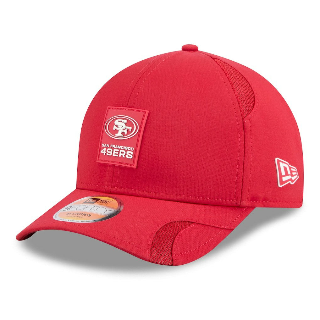 Youth 2025 Sideline 9FORTY Adjustable Hat - San Francisco 49ers Hats