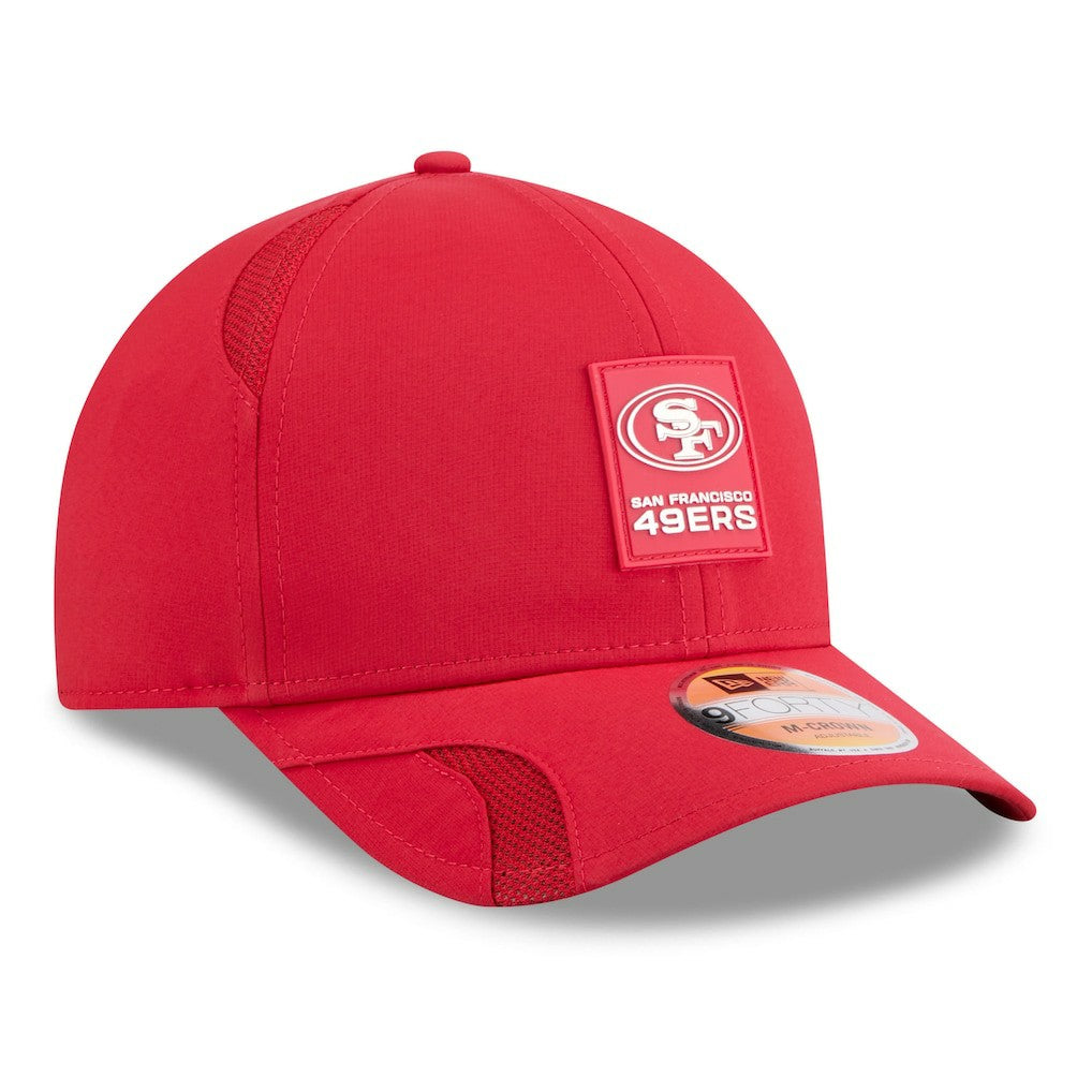 Youth 2025 Sideline 9FORTY Adjustable Hat - San Francisco 49ers Hats