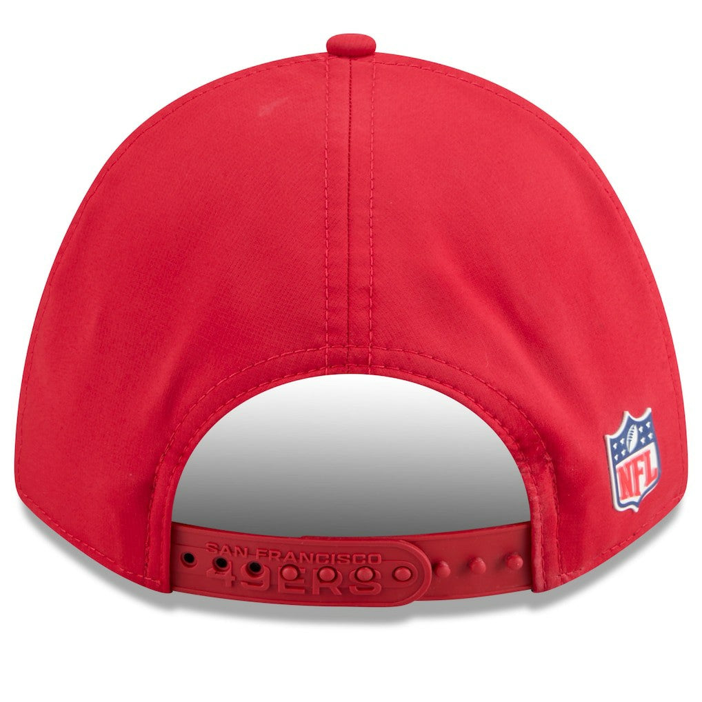 Youth 2025 Sideline 9FORTY Adjustable Hat - San Francisco 49ers Hats