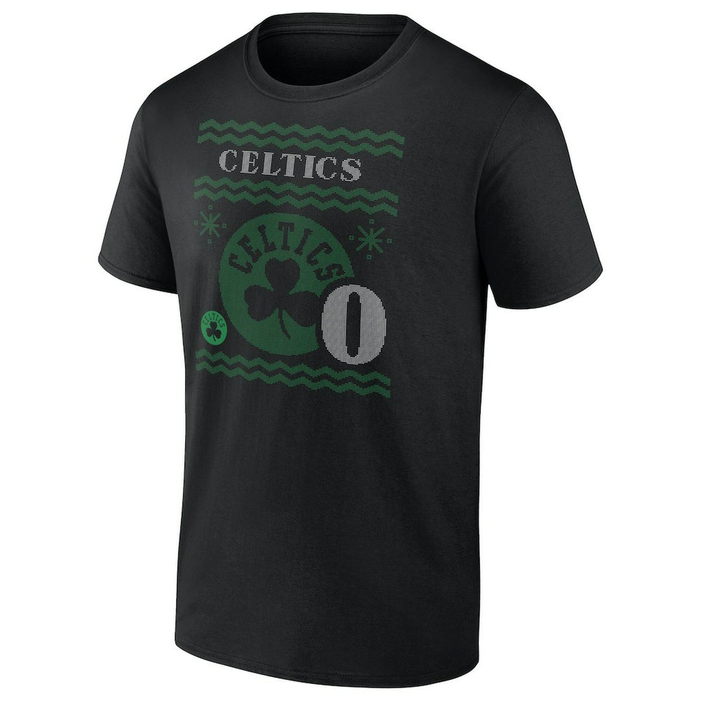 Jayson Tatum Boston Celtics Ugly Sweater Name & Number T-Shirt