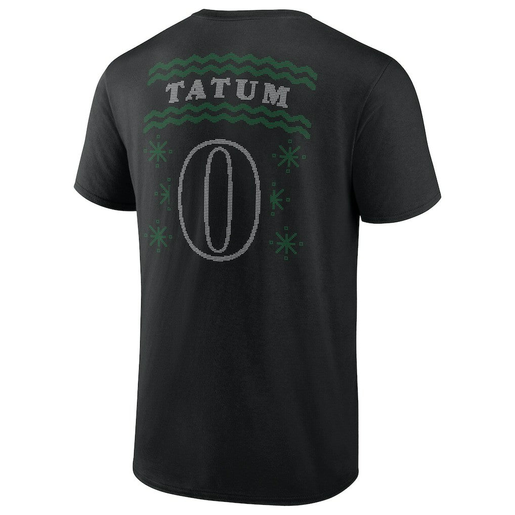 Jayson Tatum Boston Celtics Ugly Sweater Name & Number T-Shirt