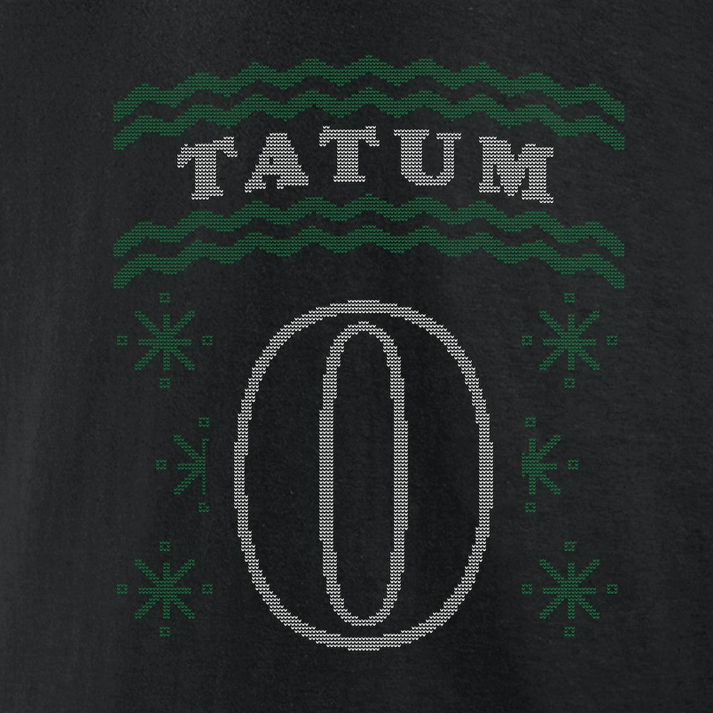 Jayson Tatum Boston Celtics Ugly Sweater Name & Number T-Shirt