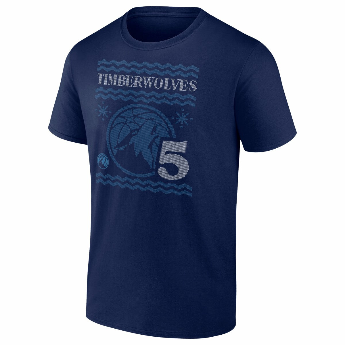 Anthony Edwards Minnesota Timberwolves Ugly Sweater Name & Number T-Shirt