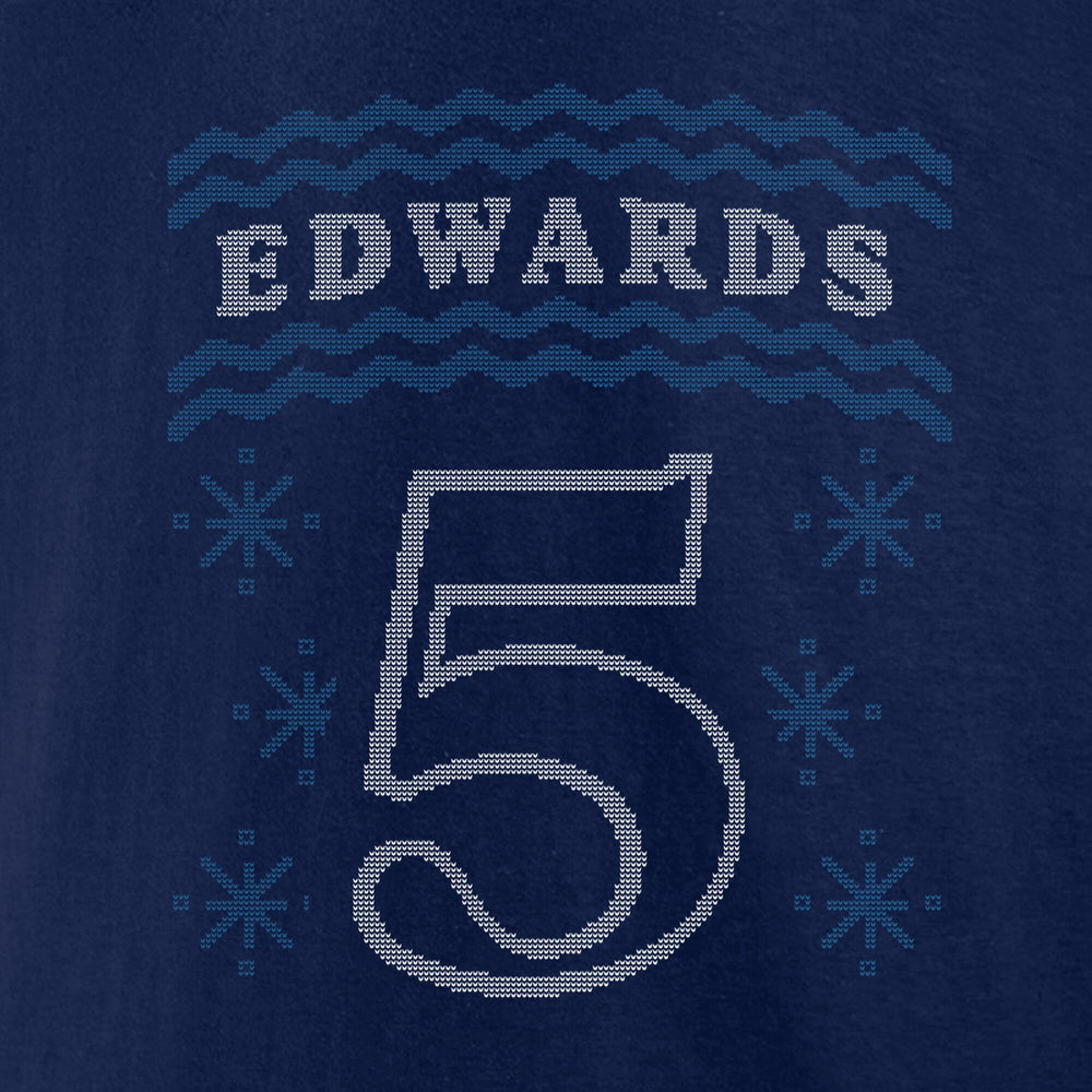 Anthony Edwards Minnesota Timberwolves Ugly Sweater Name & Number T-Shirt