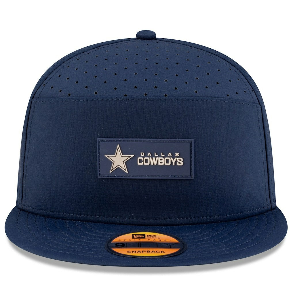 2025 Sideline Split Panel 9FIFTY Snapback Hat - Dallas Cowboys Hats