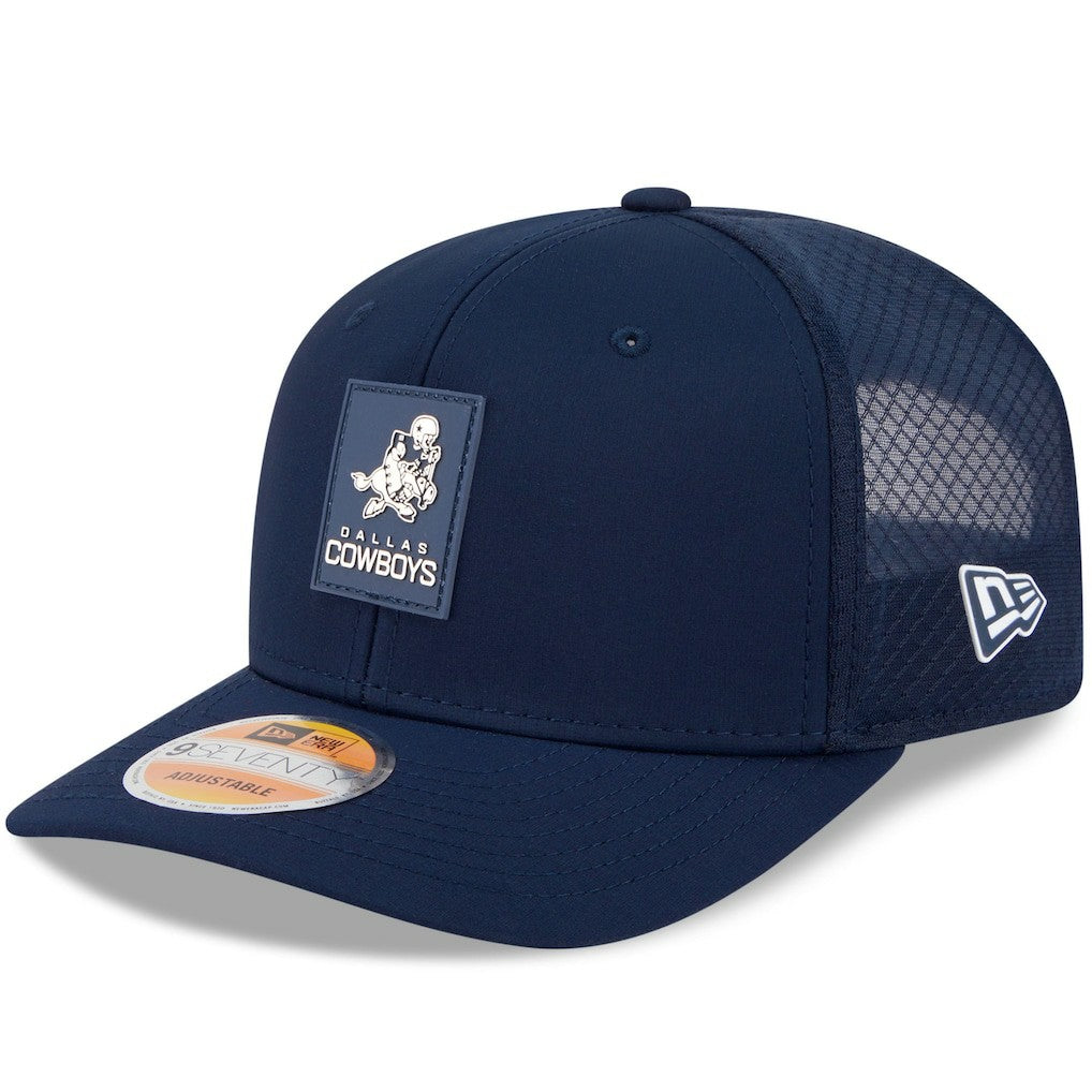 2025 Sideline Throwback 9SEVENTY Trucker Adjustable Hat - Dallas Cowboys Hats