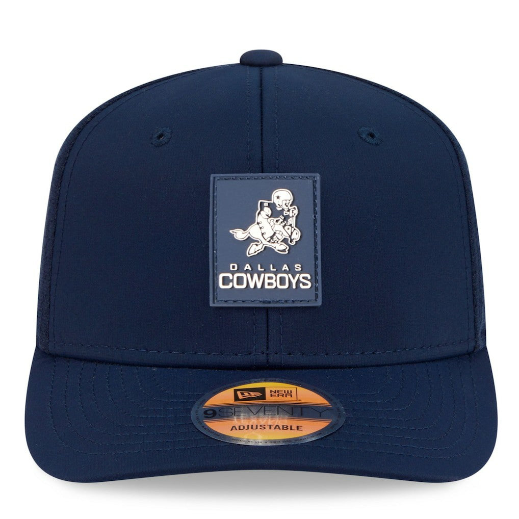 2025 Sideline Throwback 9SEVENTY Trucker Adjustable Hat - Dallas Cowboys Hats