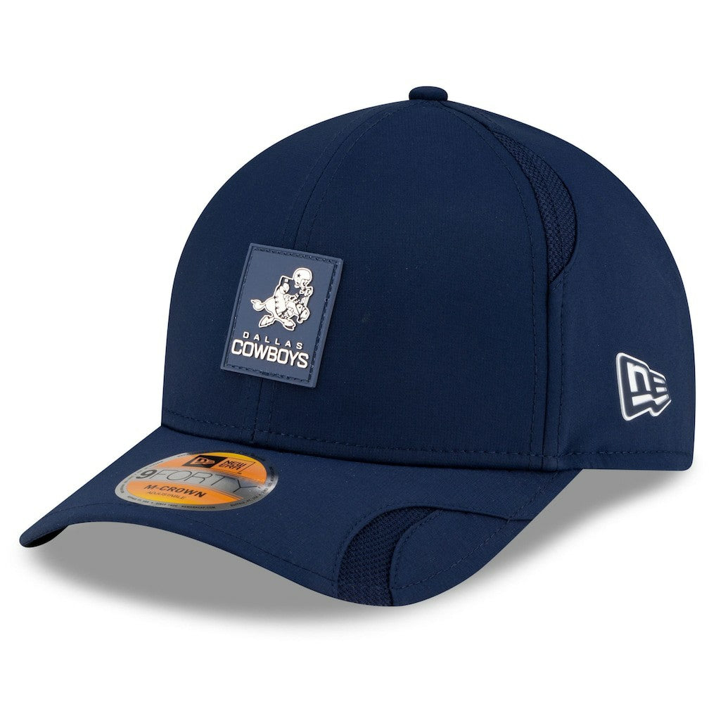 2025 Sideline Throwback M-Crown 9FORTY Adjustable Hat - Dallas Cowboys Hats