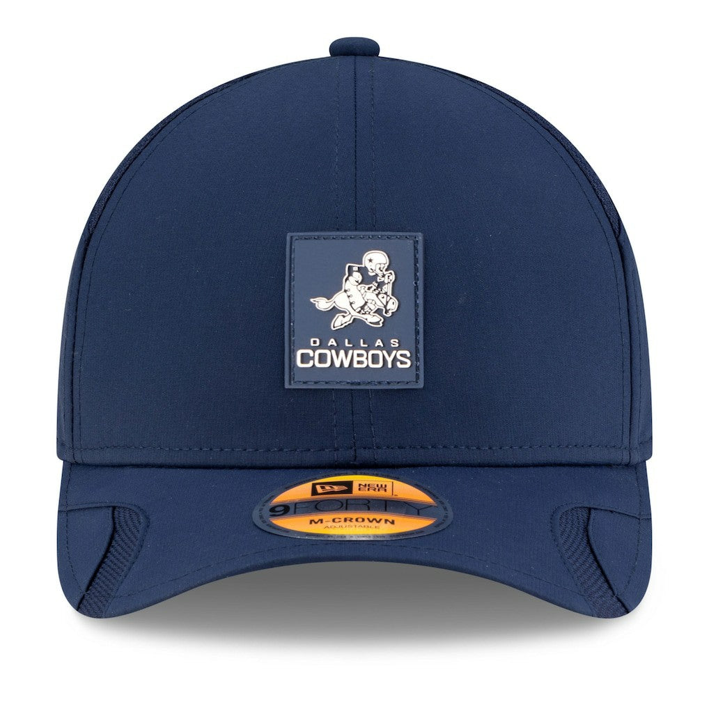 2025 Sideline Throwback M-Crown 9FORTY Adjustable Hat - Dallas Cowboys Hats