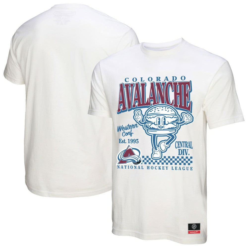 NHL Colorado Avalanche Mitchell & Ness Local Food T-Shirt