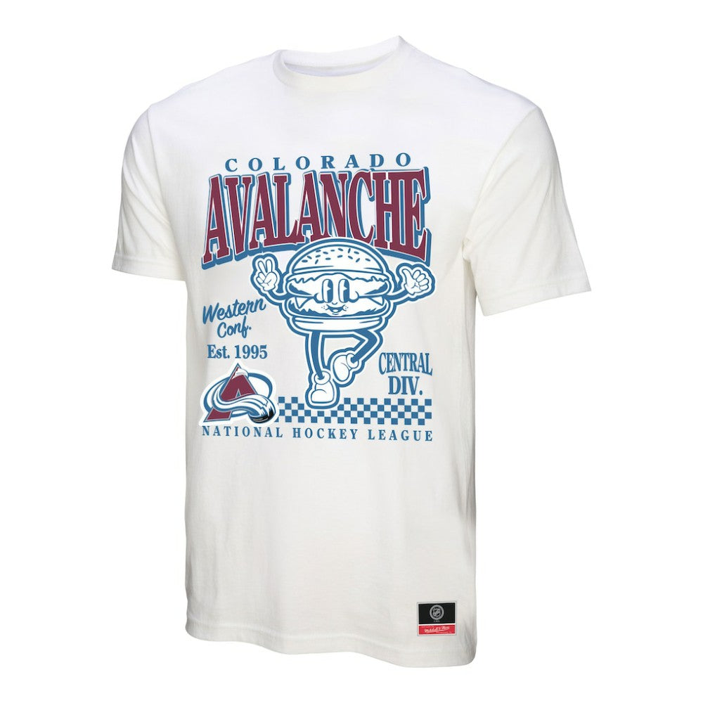 NHL Colorado Avalanche Mitchell & Ness Local Food T-Shirt
