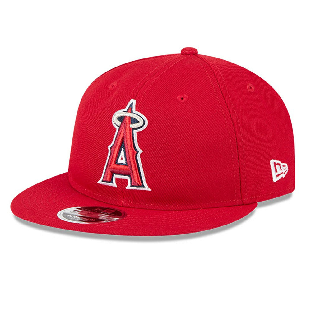 Red Los Angeles Angels New Era Baseball Hall of Fame Retro Crown 9FIFTY Adjustable Hat