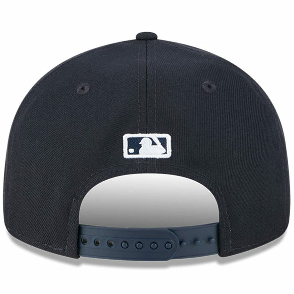 Navy Atlanta Braves New Era Baseball Hall of Fame Retro Crown 9FIFTY Adjustable Hat