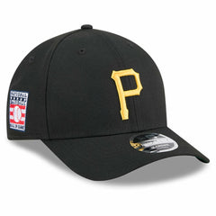 Black Pittsburgh Pirates New Era Baseball Hall of Fame 9FORTY M-Crown Adjustable Hat