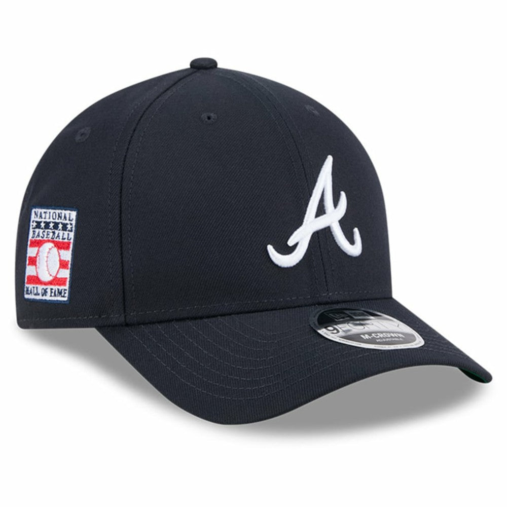 Navy Atlanta Braves New Era Baseball Hall of Fame 9FORTY M-Crown Adjustable Hat