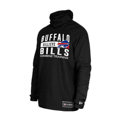 Functional Fandom Balaclava Helmet Stripe Tri-Blend Hoodie - Buffalo Bills Hoodies
