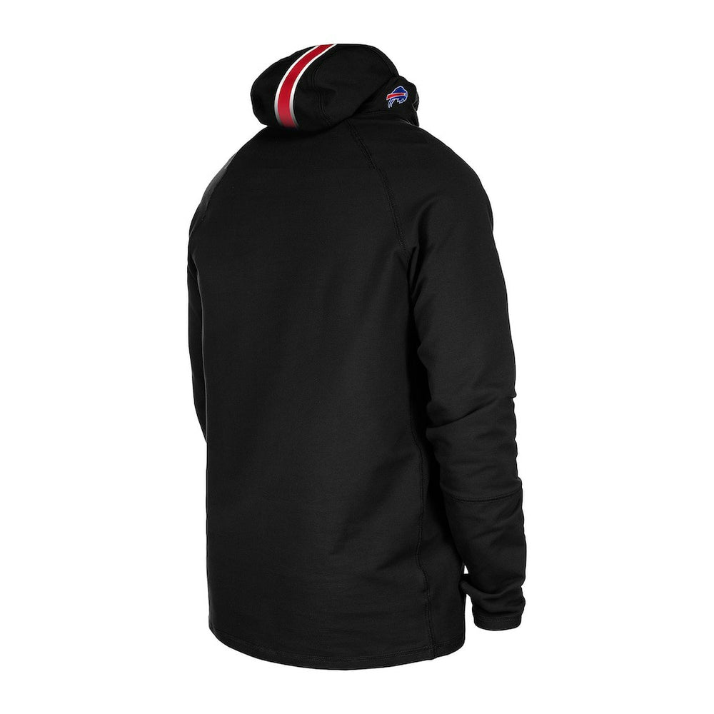 Functional Fandom Balaclava Helmet Stripe Tri-Blend Hoodie - Buffalo Bills Hoodies