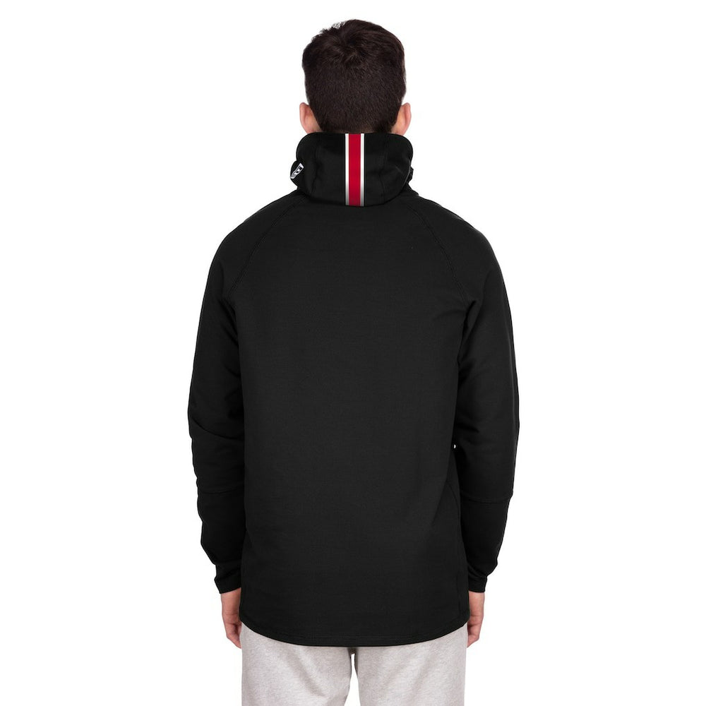 Functional Fandom Balaclava Helmet Stripe Tri-Blend Hoodie - Kansas City Chiefs Hoodies