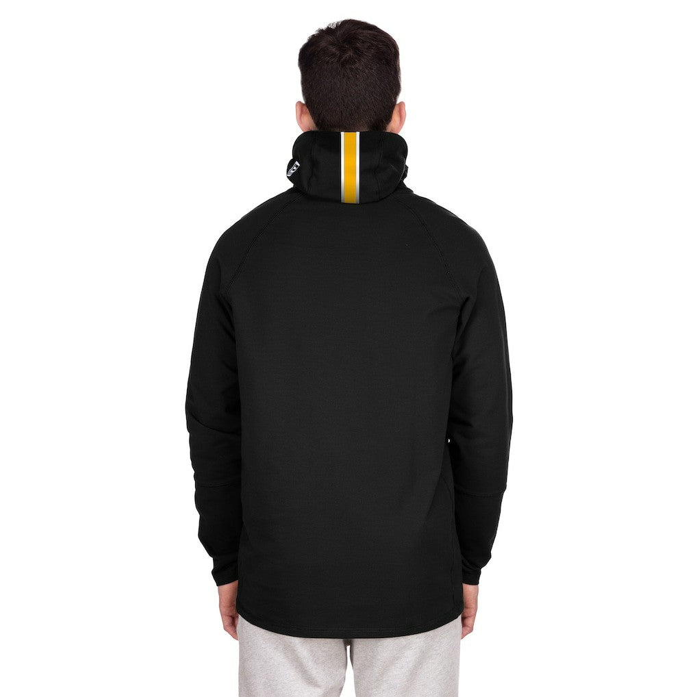 Functional Fandom Balaclava Helmet Stripe Tri-Blend Hoodie - Pittsburgh Steelers Hoodies