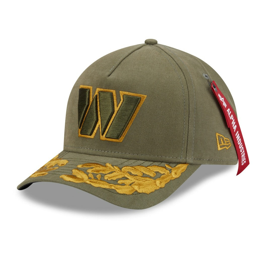 x Alpha Industries A-Frame 9FORTY Adjustable Hat - Washington Commanders Hats