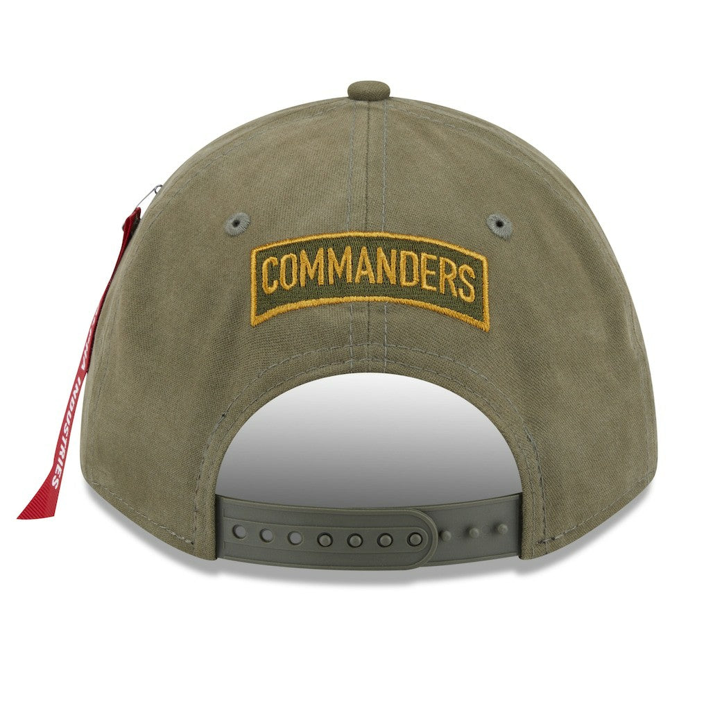 x Alpha Industries A-Frame 9FORTY Adjustable Hat - Washington Commanders Hats