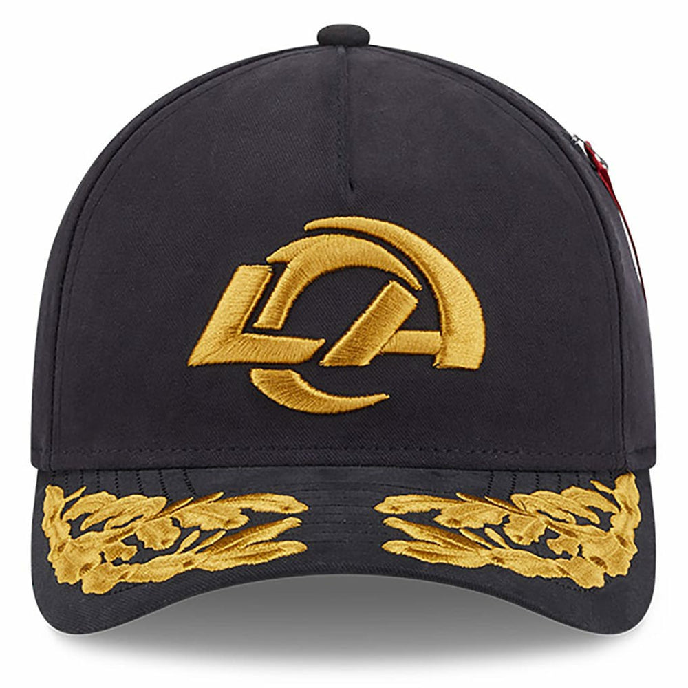 x Alpha Industries A-Frame 9FORTY Adjustable Hat - Los Angeles Rams Hats