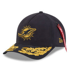 x Alpha Industries A-Frame 9FORTY Adjustable Hat - Miami Dolphins Hats