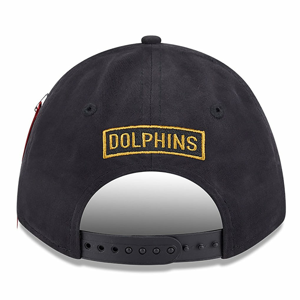 x Alpha Industries A-Frame 9FORTY Adjustable Hat - Miami Dolphins Hats