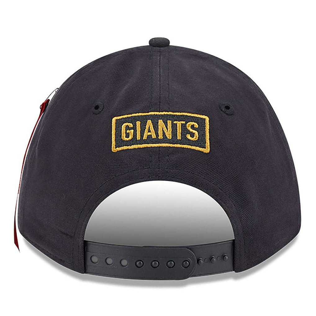 x Alpha Industries A-Frame 9FORTY Adjustable Hat - New York Giants Hats