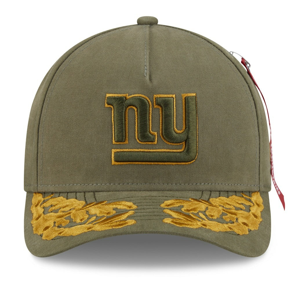 x Alpha Industries A-Frame 9FORTY Adjustable Hat - New York Giants Hats