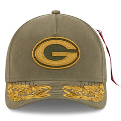 x Alpha Industries A-Frame 9FORTY Adjustable Hat - Green Bay Packers Hats