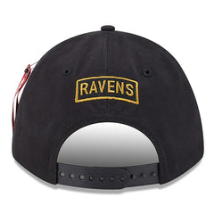 x Alpha Industries A-Frame 9FORTY Adjustable Hat - Baltimore Ravens Hats