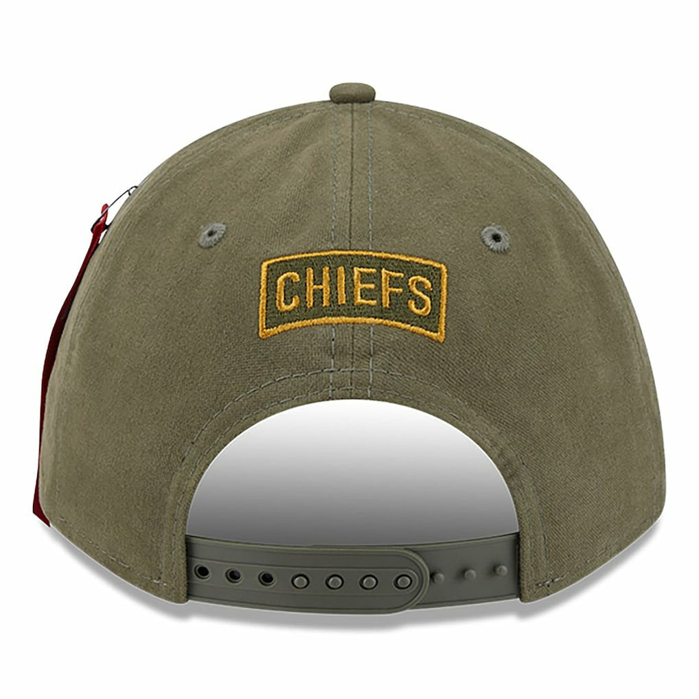 x Alpha Industries A-Frame 9FORTY Adjustable Hat - Kansas City Chiefs Hats