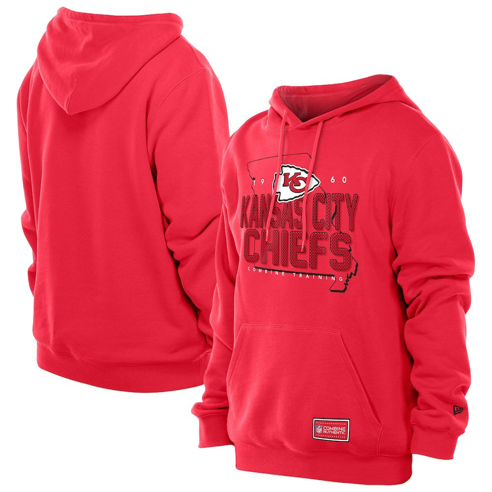 Combine Authentic Local State Throwback Hoodie - Kansas City Chiefs Hoodies