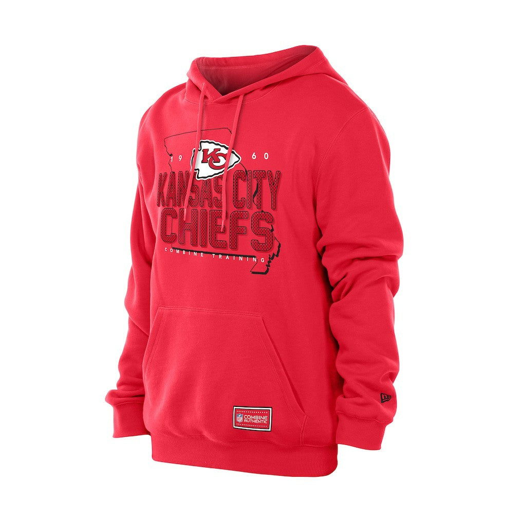 Combine Authentic Local State Throwback Hoodie - Kansas City Chiefs Hoodies