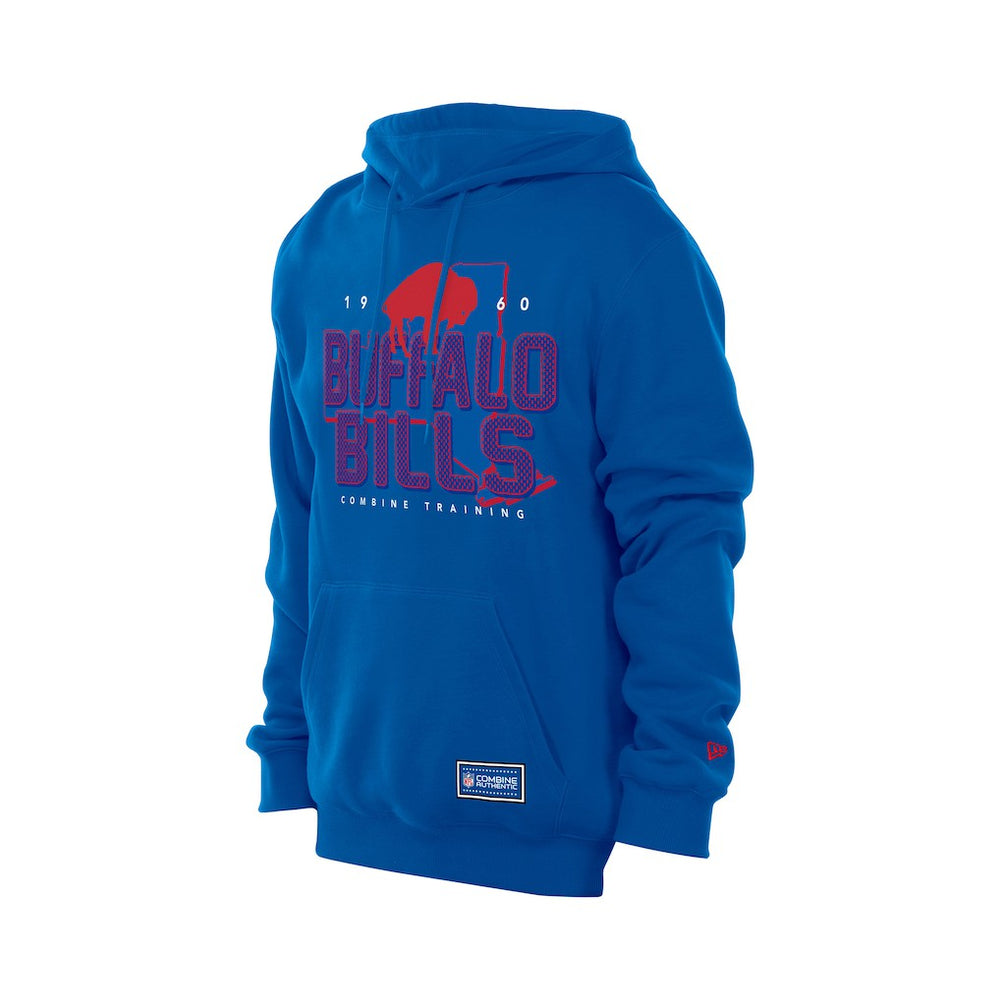 Combine Authentic Local State Throwback Hoodie - Buffalo Bills Hoodies