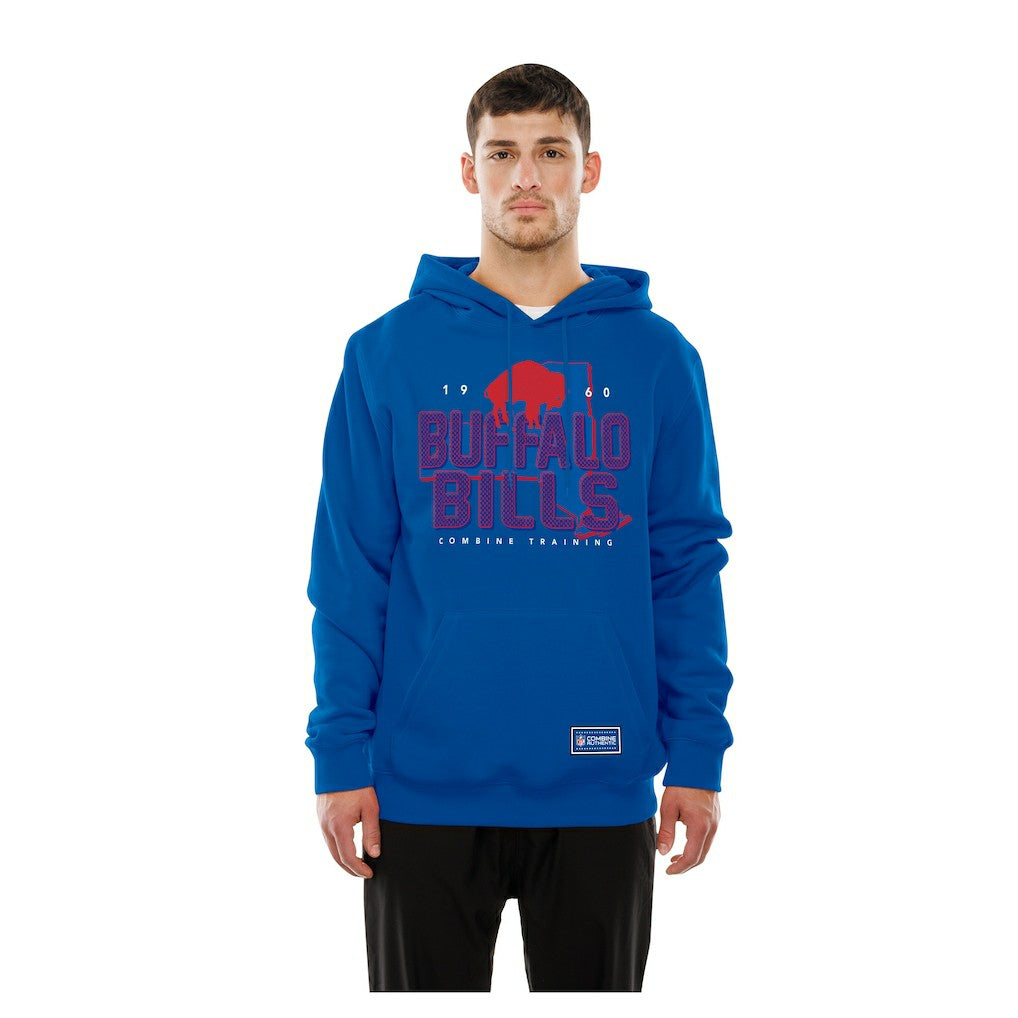 Combine Authentic Local State Throwback Hoodie - Buffalo Bills Hoodies