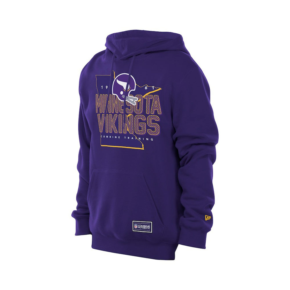 Combine Authentic Local State Throwback Hoodie - Minnesota Vikings Hoodies