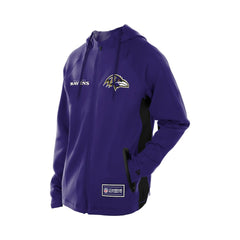 Combine Authentic Raglan Scuba Full-Zip Hoodie - Baltimore Ravens Hoodies