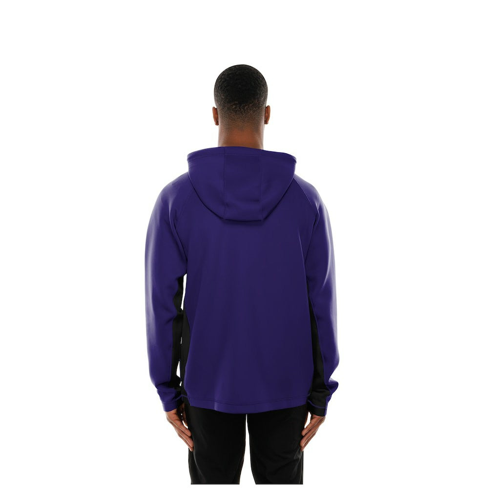 Combine Authentic Raglan Scuba Full-Zip Hoodie - Baltimore Ravens Hoodies